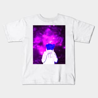 galaxy girl Kids T-Shirt